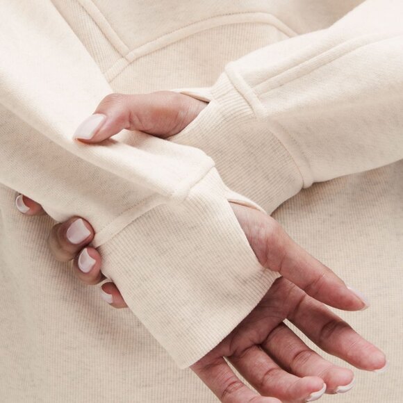 Scuba Oversized Funnel-Neck Half Zip Long - Picture 4 of 5